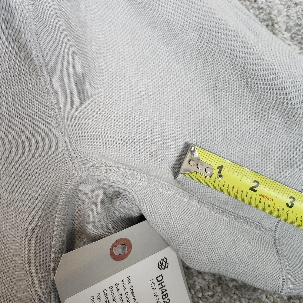 USA Hoodie Mens Small Gray Nike Soccer Travel Fleece Pullover Sweatshirt